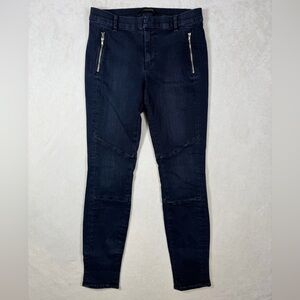 J Brand Tabitha Impression Size 27 Moto Dark Indigo Women's Jeans